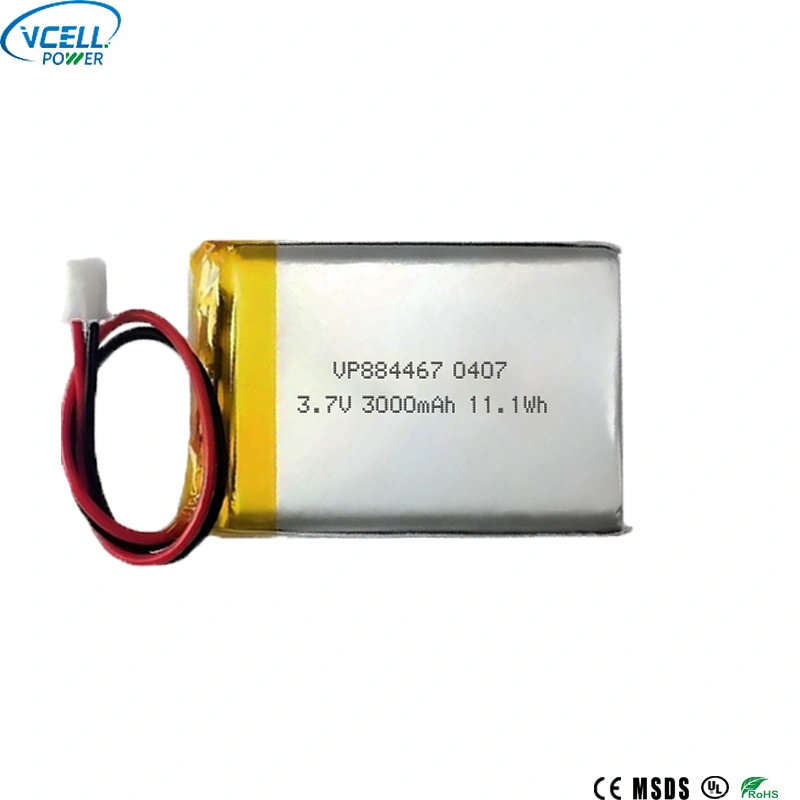 Batteria ricaricabile LiPO da 3000 mAh 3,7 V 884467