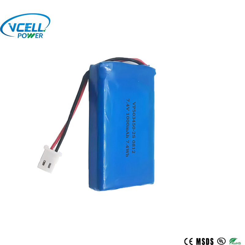Batteria LiPo 7,4 V 1000 mAh 503450 2S