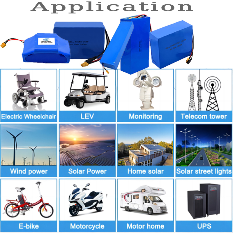 36V 6000mAh 18650 Lithium Ion Rechargeable Battery