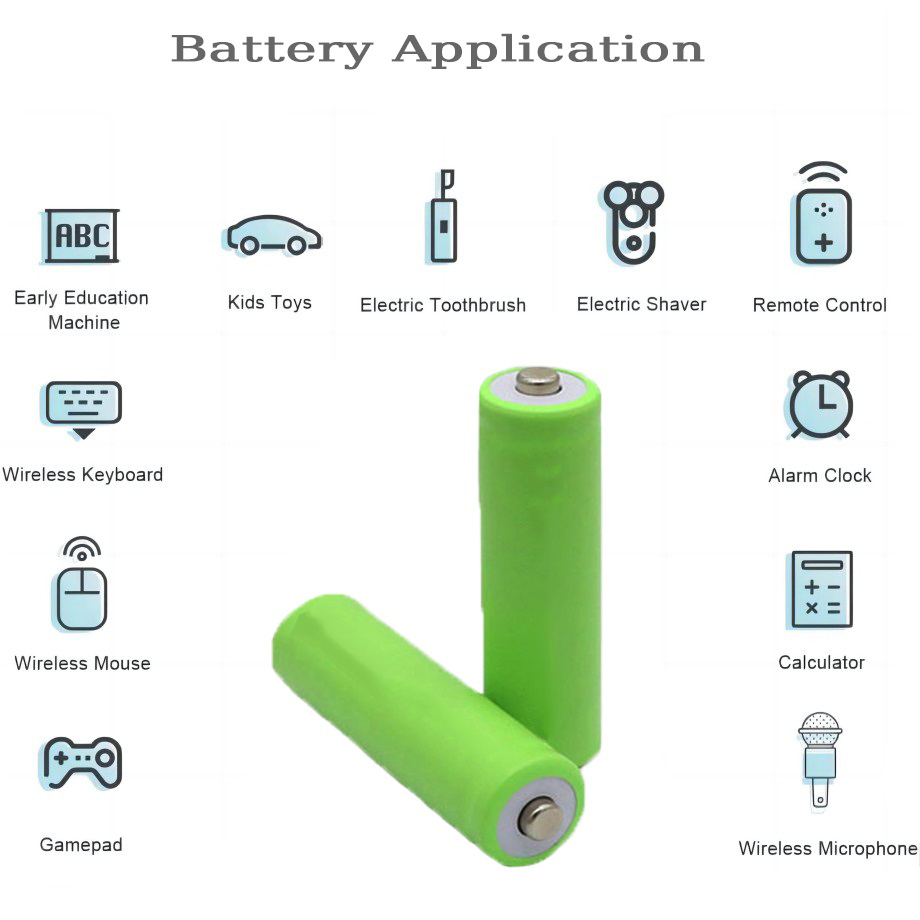 1.2V 2300mAh AA Rechargeable NiMH Battery
